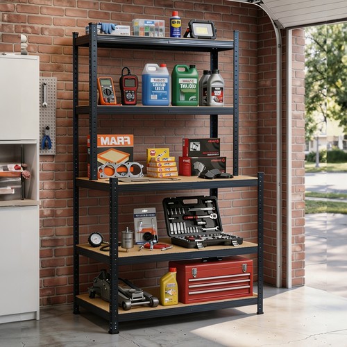 Garage shelves shelving - garage, 5