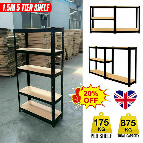 Boltless garage racking tier - garage, 5