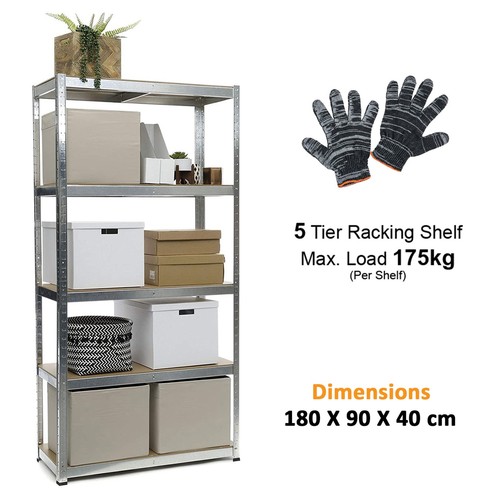 Garage racking tier - 5, shelving